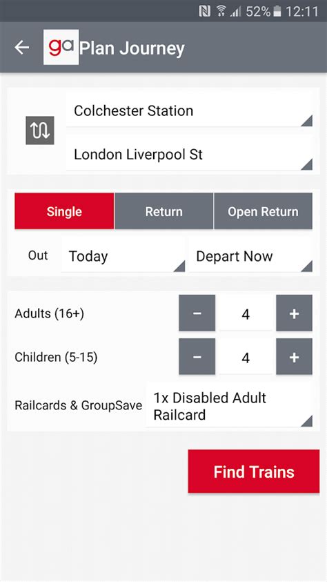 greater anglia book tickets